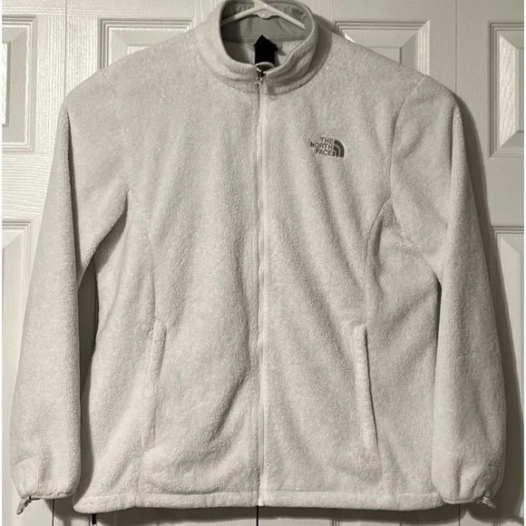 The North Face Women's Osito Full Zip Fleece Jacket Size XL in Moonlight Ivory - Picture 15 of 16